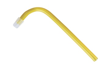 Слюноотсос стоматологический одноразовый со съемным наконечником (желтый) 100 шт./уп.